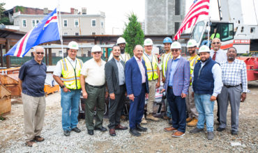 Topping Out Ceremony for Michael E Haynes Arms Building