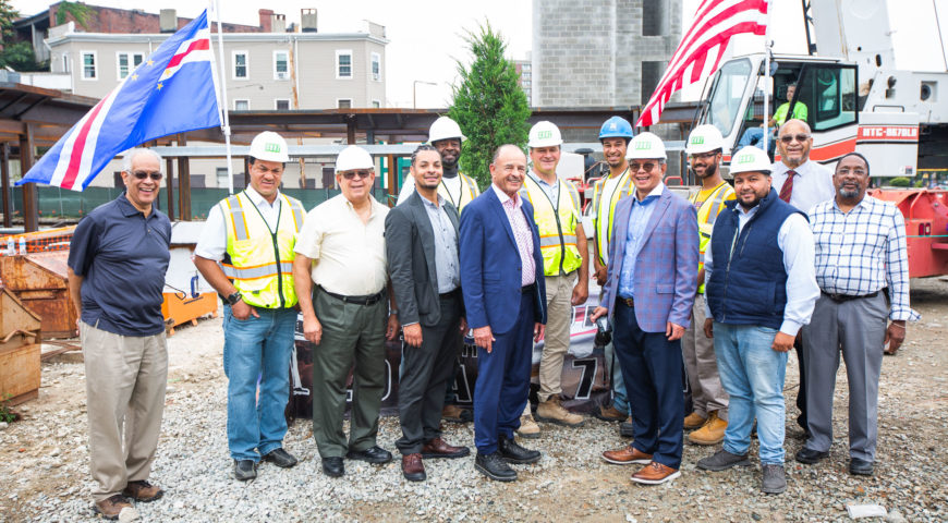Topping Out Ceremony for Michael E Haynes Arms Building
